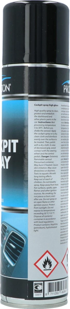 Protecton Cockpitspray Hoogglans 400 Ml 5 Protecton Cockpitspray Hoogglans 400 Ml - Afbeelding 3