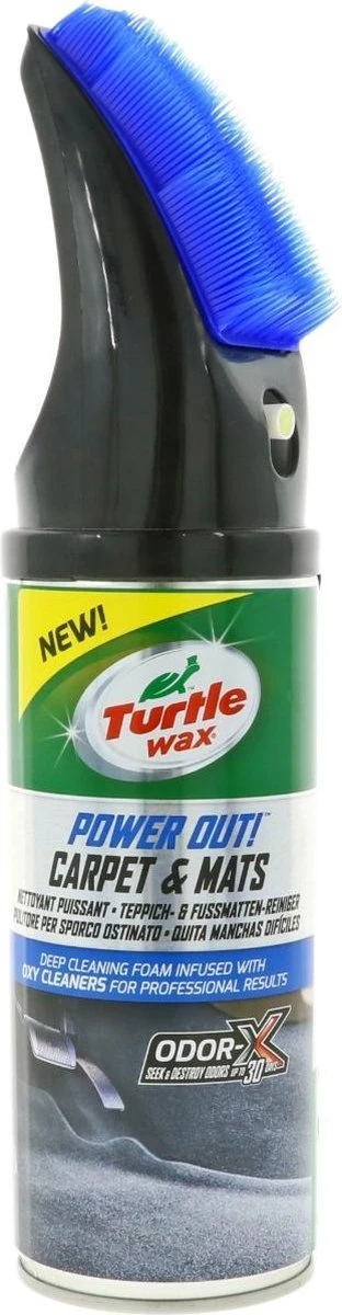 Turtle Wax - Power Out Carpets & Mats - Schoonmaakmiddel Interieur Auto - Bekledingsreiniger - Tapijten En Vloermatten - 400ml 5 Turtle Wax - Power Out Carpets & Mats - Schoonmaakmiddel Interieur Auto - Bekledingsreiniger - Tapijten En Vloermatten - 400ml - Afbeelding 3