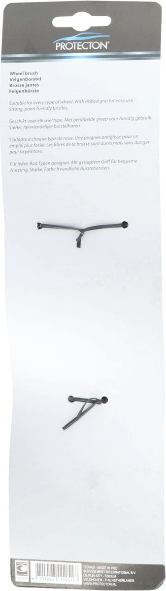 Protecton Velgenborstel 27 Cm Kunststof Zwart/grijs 6 Protecton Velgenborstel 27 Cm Kunststof Zwart/grijs - Afbeelding 4