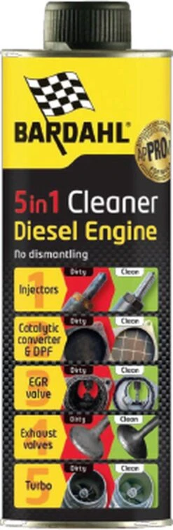 Bardahl 5 In 1 Diesel Motor Reiniger 500ML