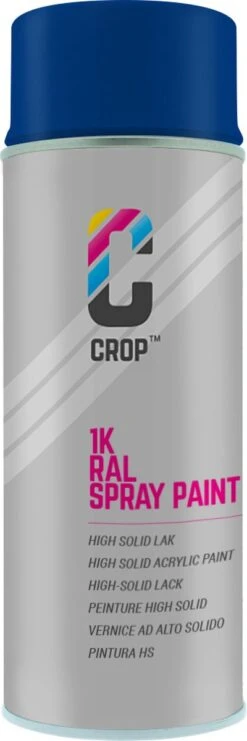 CROP Spuitbus - RAL 5002 Ultramarijnblauw - Mat - 400ml