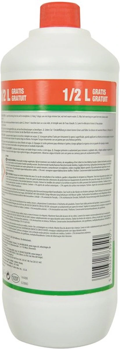 Turtle Wax 52880 Zip Wax Autoshampoo - 1,5 Liter 3 Turtle Wax 52880 Zip Wax Autoshampoo - 1,5 Liter