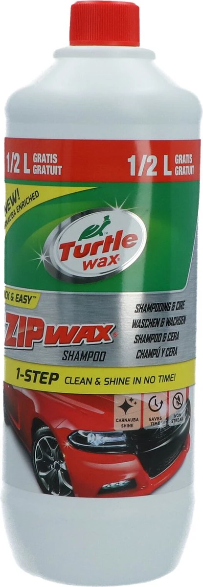 Turtle Wax 52880 Zip Wax Autoshampoo - 1,5 Liter 4 Turtle Wax 52880 Zip Wax Autoshampoo - 1,5 Liter - Afbeelding 2