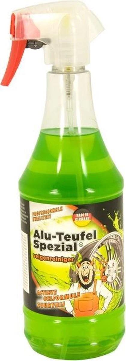 Alu-Duivel Speciaal Velgenreiniger - Groen - 1000ml - Testwinnaar! 3 Alu-Duivel Speciaal Velgenreiniger - Groen - 1000ml - Testwinnaar!