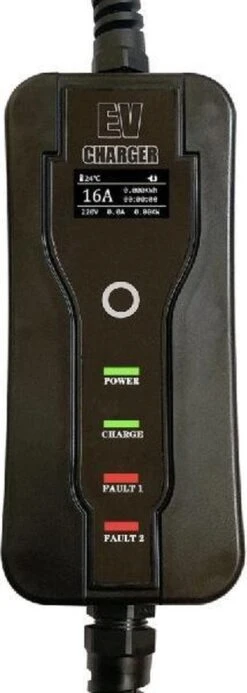 Merkloos Mobiele Thuislader Type 2 Mennekes Vanaf Stopcontact EU - 16A - Fase 1 | Instelbaar 8/10/13/16A -Auto-Onderdelenwinkel 428x1200 3