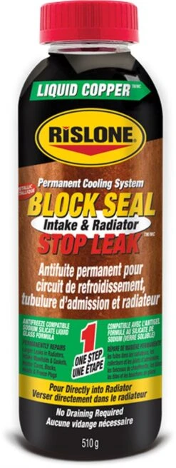 Rislone Block Seal - Intake & Radiator Stop Leak - Vloeibaar Koper Lekreparatie
