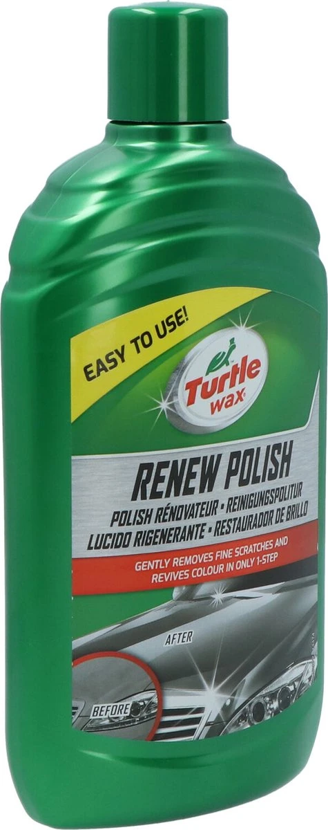Turtle Wax 52872 GL Renew Polish - 500ml - Polijstmiddel - Krassenverwijderaar 4 Turtle Wax 52872 GL Renew Polish - 500ml - Polijstmiddel - Krassenverwijderaar - Afbeelding 2