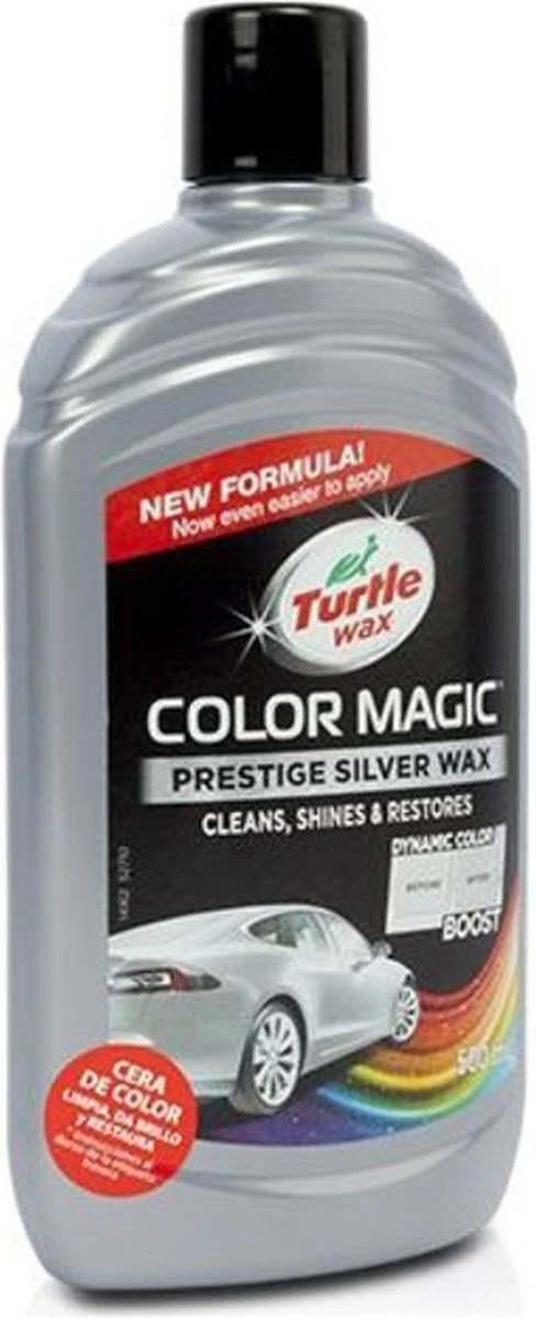 Turtle Wax 52710 Color Magic Prestige Silver Wax 500ml - Speciale Auto Lakherstel En Polijst - Zilver 9 Turtle Wax 52710 Color Magic Prestige Silver Wax 500ml - Speciale Auto Lakherstel En Polijst - Zilver - Afbeelding 7