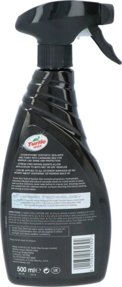 Turtle Wax 53162 Hybrid Sealant Hydrophobic Wax 500ml -Auto-Onderdelenwinkel 511x1200