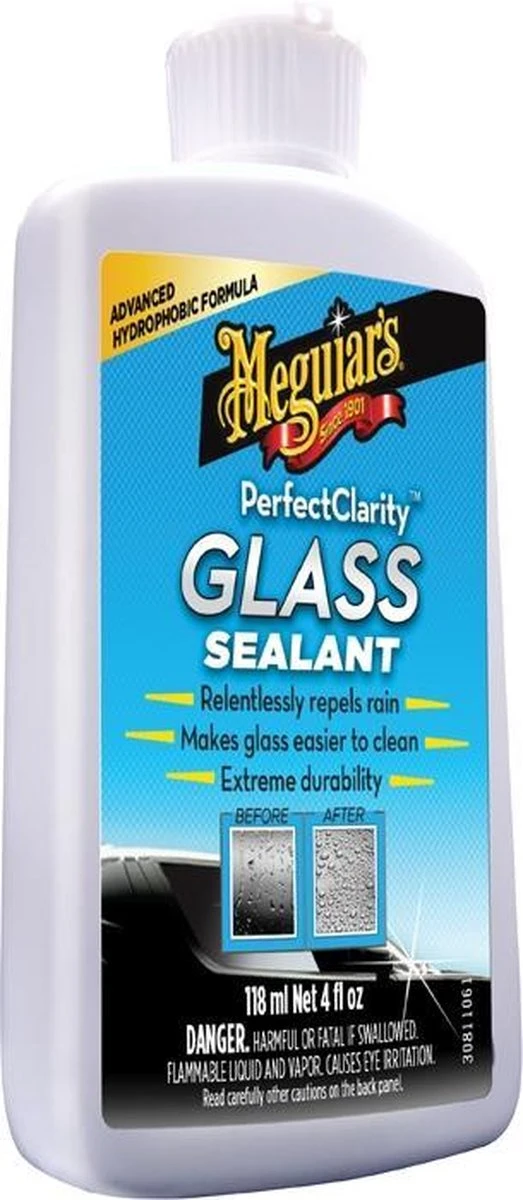 Meguiars Perfect Clarity Glass Sealant Kit - 118ml 5 Meguiars Perfect Clarity Glass Sealant Kit - 118ml - Afbeelding 3