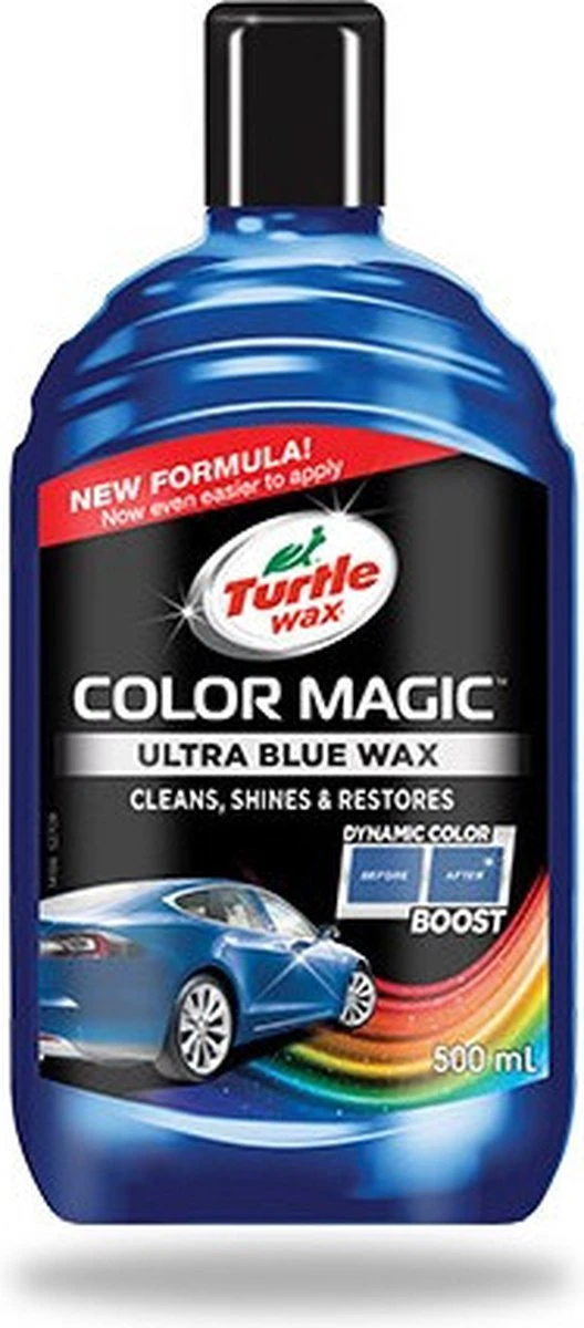 Turtle Wax 52709 Color Magic Ultra Blue Wax 500ml - Speciale Autopoets Lakherstel En Polijst - Blauw 11 Turtle Wax 52709 Color Magic Ultra Blue Wax 500ml - Speciale Autopoets Lakherstel En Polijst - Blauw - Afbeelding 9
