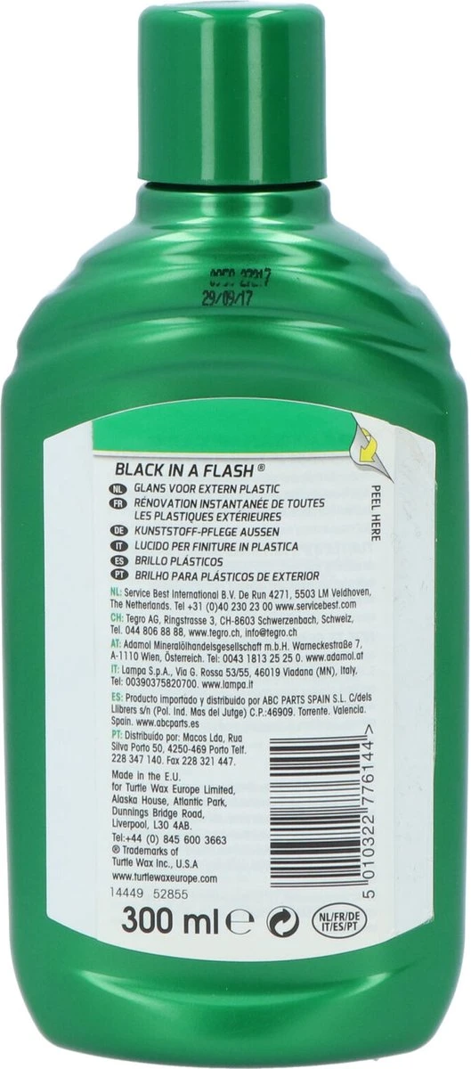 Turtle Wax 52855 GL Black In A Flash 300ml 5 Turtle Wax 52855 GL Black In A Flash 300ml - Afbeelding 3