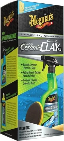 Meguiars Hybrid Ceramic Synthetic Clay Kit -Auto-Onderdelenwinkel 546x1200