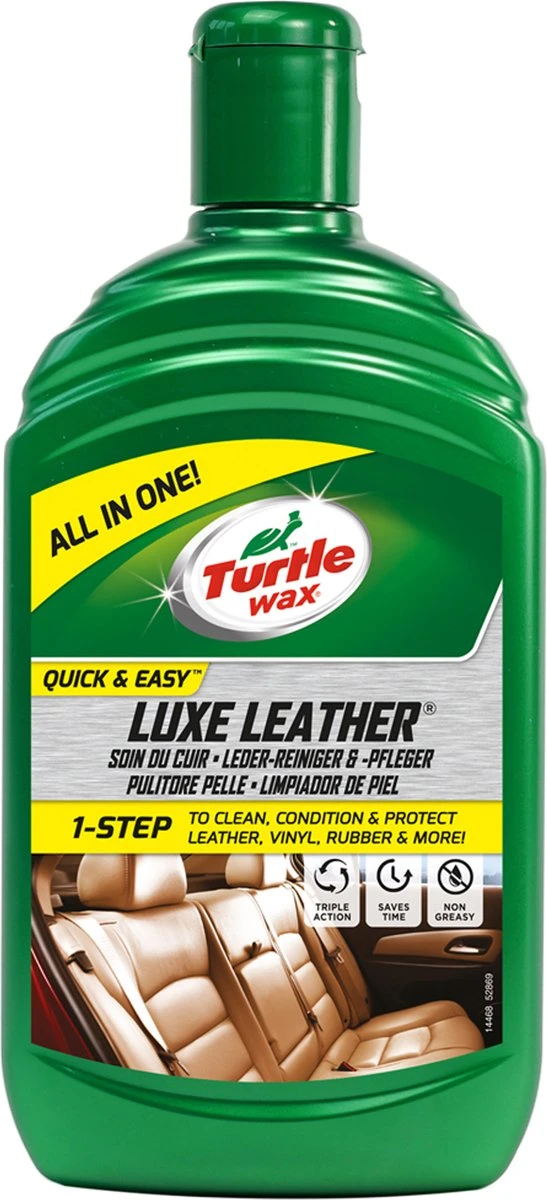 Turtle Wax Luxe Leather Cleaner & Conditioner Bekledingsreiniger - 500ml 4 Turtle Wax Luxe Leather Cleaner & Conditioner Bekledingsreiniger - 500ml - Afbeelding 2