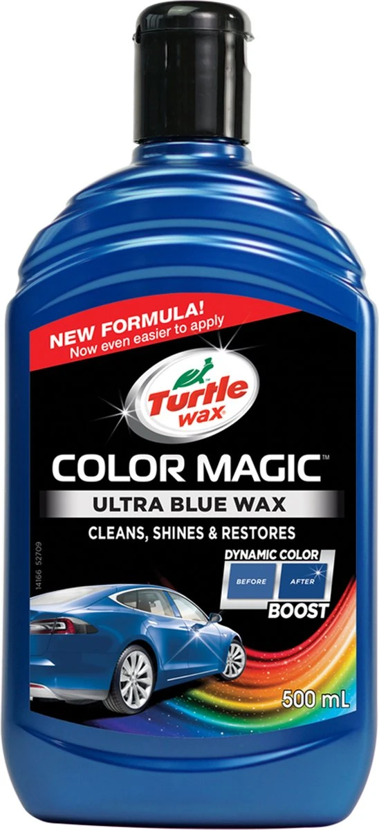 Turtle Wax 52709 Color Magic Ultra Blue Wax 500ml - Speciale Autopoets Lakherstel En Polijst - Blauw 8 Turtle Wax 52709 Color Magic Ultra Blue Wax 500ml - Speciale Autopoets Lakherstel En Polijst - Blauw - Afbeelding 6