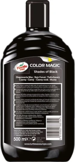 Turtle Wax 52708 Color Magic Jet Black Wax - Autowax - 500ml - Zwart 17 Turtle Wax 52708 Color Magic Jet Black Wax - Autowax - 500ml - Zwart -Auto-Onderdelenwinkel 559x1200
