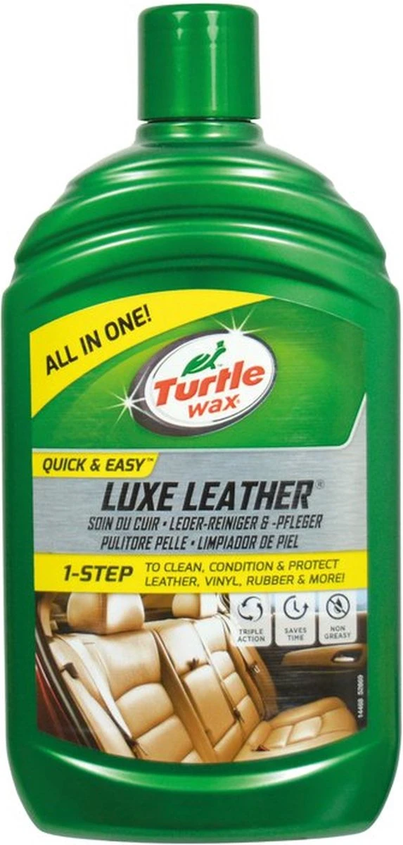 Turtle Wax Luxe Leather Cleaner & Conditioner Bekledingsreiniger - 500ml 3 Turtle Wax Luxe Leather Cleaner & Conditioner Bekledingsreiniger - 500ml