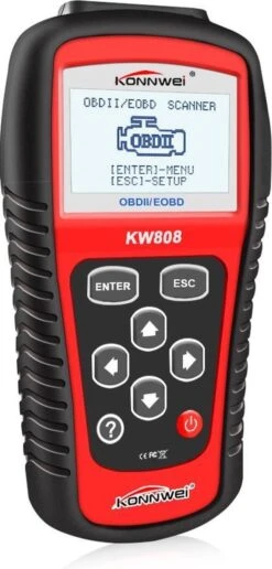 Merkloos Konnwei KW808 OBD 2 Auto Scanner - OBD2 Automotive Diagnostic Scanner Tool - Motor Fault Code Reader OBD II - OBDII Gereedschap Voor Auto - Fout Code Lezen - Diagnose En Resetten -Auto-Onderdelenwinkel 574x1200 2