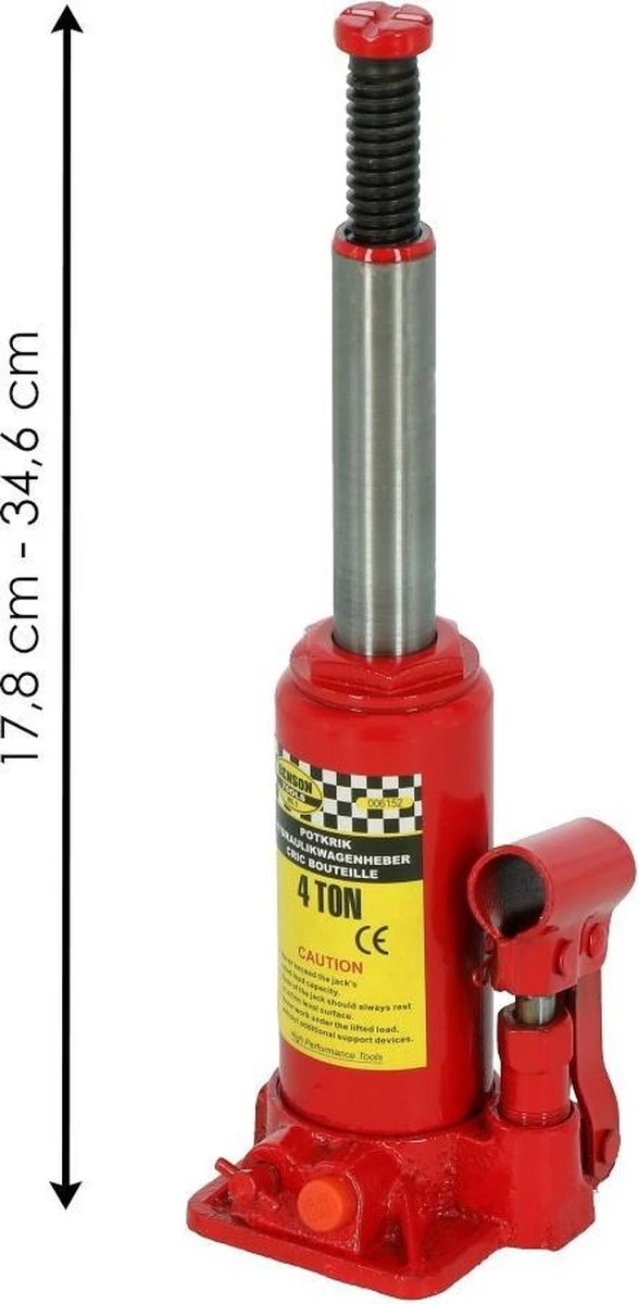 Benson Hydraulische Potkrik 4 Ton 5 Benson Hydraulische Potkrik 4 Ton - Afbeelding 3