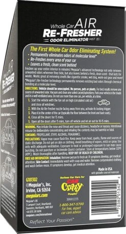 Meguiars Air Refresher Black Chrome Scent - 59ml 12 Meguiars Air Refresher Black Chrome Scent - 59ml -Auto-Onderdelenwinkel 646x1200 1