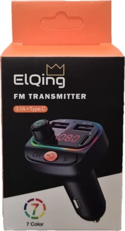 FM Transmitter Bluetooth - Autolader - Draadloze Carkit - RGB Light - 2x Fastcharger USB Poort - USB-C Poort - Handsfree Bellen - Voor Alle Telefoons - FM Transmitter Auto - Bluetooth 5.0 -Auto-Onderdelenwinkel 651x1200 2
