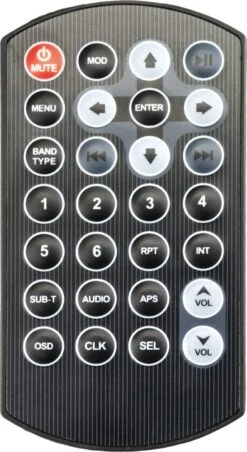 Caliber Autoradio Met Klapscherm Bluetooth USB 1 Din - 7 Inch Touchscreen Met Achteruitrijcamera Ingang - 4 X 75 Watt (RMD577BT) -Auto-Onderdelenwinkel 656x1200