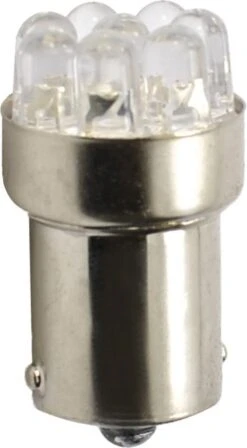 M-Tech LED - BA15s / R5W/R10W 12V - Basic 9x Led Diode - Wit - Set -Auto-Onderdelenwinkel 661x1200