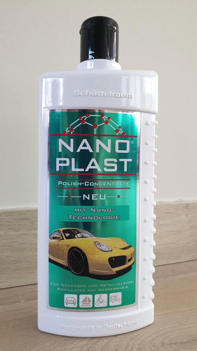 Nano Plast Car Polish | Autopolish | Poetsdoek 2 Delig - Polijstmiddel | Polijstpasta | 500ml | Krasvrije Autolak Met Diepe Glans | Auto | Boot | Brommer 4 Nano Plast Car Polish | Autopolish | Poetsdoek 2 Delig - Polijstmiddel | Polijstpasta | 500ml | Krasvrije Autolak Met Diepe Glans | Auto | Boot | Brommer - Afbeelding 2