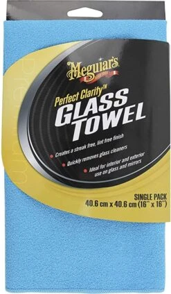 Meguiars Perfect Clarity Glass Towel - 40,6x40,6 Cm -Auto-Onderdelenwinkel 699x1200