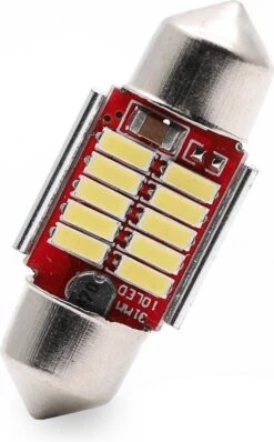 Merkloos C5W 36mm ( Set 2 Stuks ) 12V 12 LED CANbus Geschikt Foutloos 4014 SMD 1100 Lumen -Auto-Onderdelenwinkel 744x1200