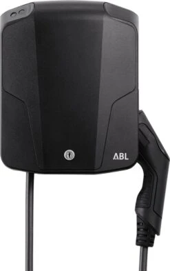 ABL EMobility Laadstation | 11 KW | Zwart | 6 Meter Vaste Kabel | Type 2 Stekker | BlueJack