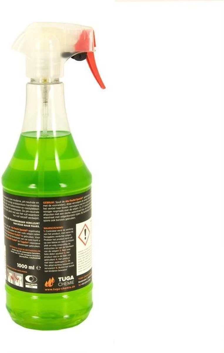 Alu-Duivel Speciaal Velgenreiniger - Groen - 1000ml - Testwinnaar! 4 Alu-Duivel Speciaal Velgenreiniger - Groen - 1000ml - Testwinnaar! - Afbeelding 2