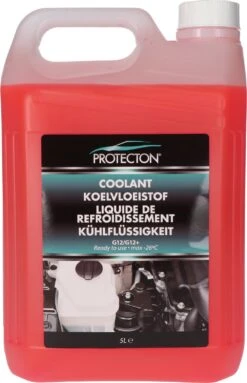 Protecton Koelvloeistof Auto G12/G12+ Roze| 5 Liter | Beschermt Tegen Corrosie, Oververhitting En Vorst