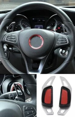 No Name Aluminium Flippers Extention Geschikt Voor Mercedes DCT A45 AMG C63 AMG Cla Cls Glc Gle W205 W176