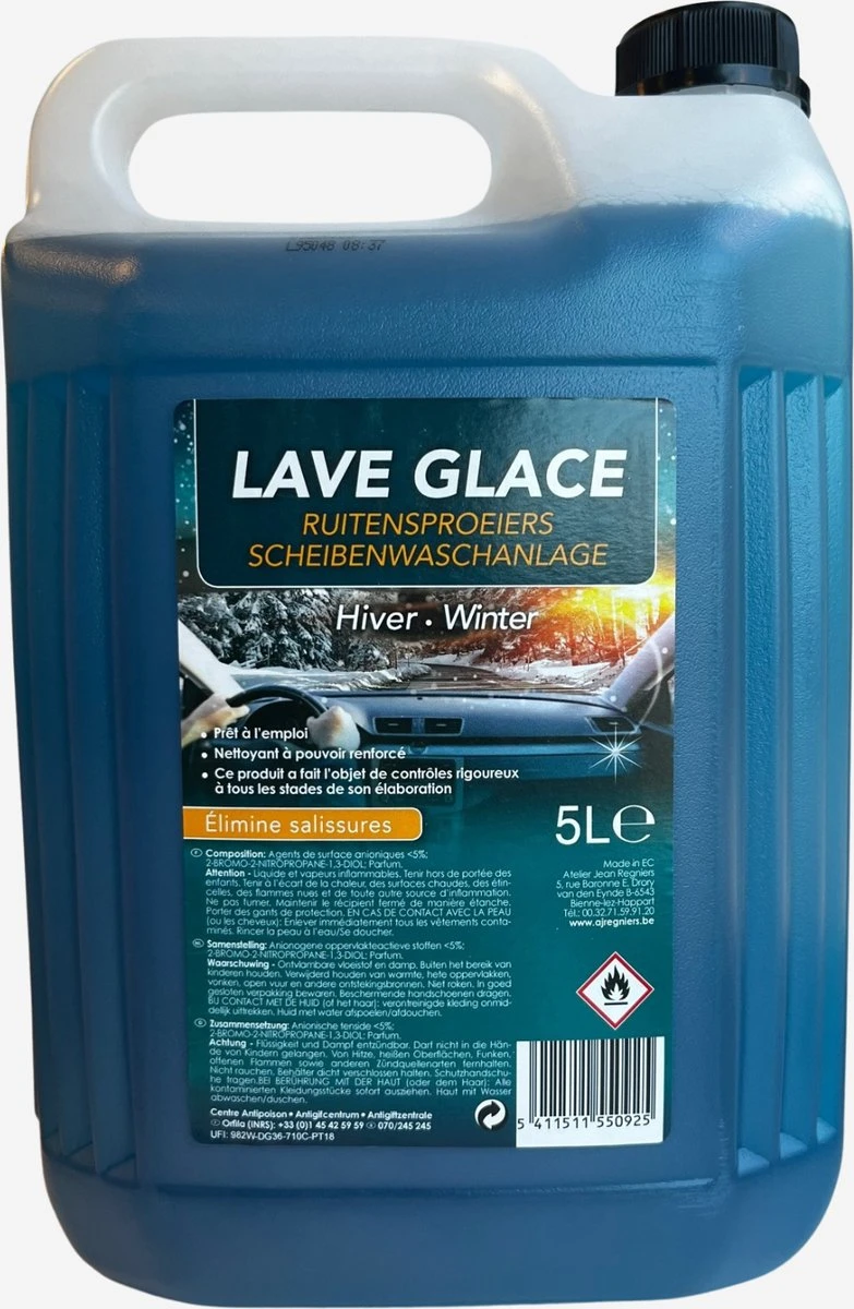 Winter Ruitensproeiervloeistof - Voordeelverpakking 3x 5L 4 Winter Ruitensproeiervloeistof - Voordeelverpakking 3x 5L - Afbeelding 2