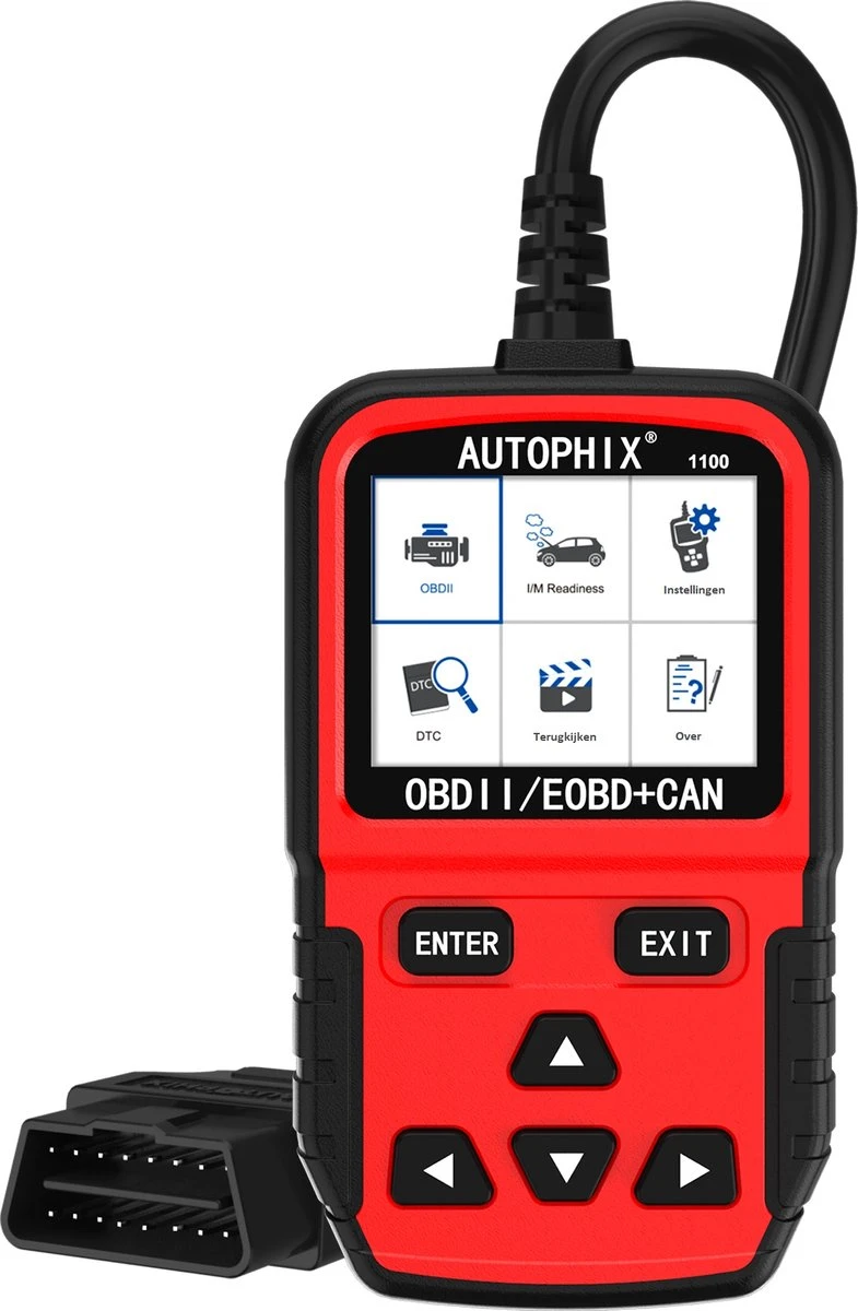 OBD2 + EOBD + Canbus Diagnose Computer - Uitleesapparaat Autophix® OM1100 - Storing Wissen - Live Data Weergave - Nederlandstalig Met 5 Jaar Garantie! 3 OBD2 + EOBD + Canbus Diagnose Computer - Uitleesapparaat Autophix® OM1100 - Storing Wissen - Live Data Weergave - Nederlandstalig Met 5 Jaar Garantie!