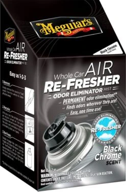 Meguiars Air Refresher Black Chrome Scent - 59ml 14 Meguiars Air Refresher Black Chrome Scent - 59ml -Auto-Onderdelenwinkel 791x1200