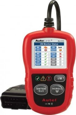 AL319 - Autel - OBD2 Reader - Scanner - Uitlezen Diagnose -Apparaat - Geschikt Voor Voertuig Met OBD II-aansluiting - AutoLink AL319 - Nederlandstalig - Auto - Diagnosescanner