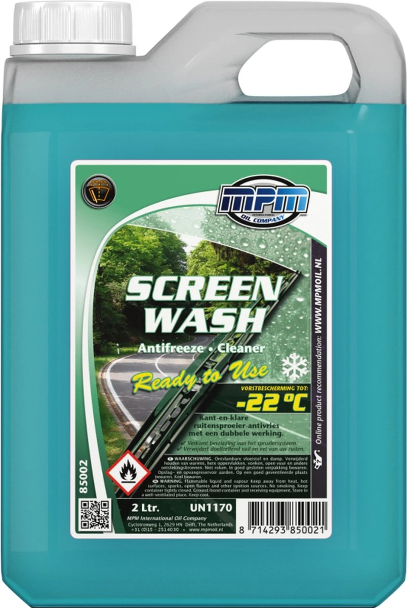 MPM Winter Ruitensproeiervloeistof Kant En Klaar -22 Graden - 2 Liter 3 MPM Winter Ruitensproeiervloeistof Kant En Klaar -22 Graden - 2 Liter