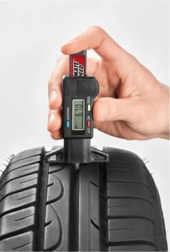 Ultimate Speed Digitale Profieldieptemeter - Meetbereik: 0-25,4 Mm / 0-1 Inch - Meetnauwkeurigheid: ±0,1 Mm - Digitaal Display - Afwijking Tot 0,1 Mm