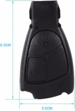 Merkloos Autosleutel 3 Knoppen Smart Key Behuizing + Sony Batterij CR2025 Geschikt Voor Mercedes Sleutel / C Klasse / E Klasse / CL / SL / CLK / SLK / Sprinter / Vito. -Auto-Onderdelenwinkel 814x1200 4
