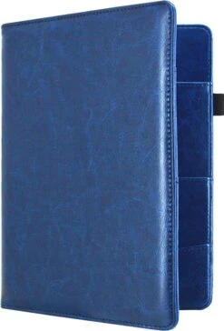 Goodline® - Autopapieren Hoes / A5 Kentekenbewijs Mapje / Leasemap - R4 - Donkerblauw