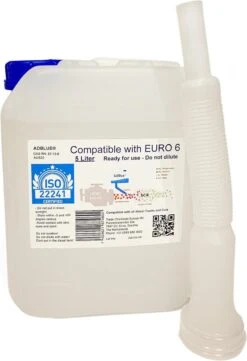 ADBLUE - Voor Alle Automerken - INCLUSIEF SCHENKTUIT - AUS32 - 5 Liter - Cannister