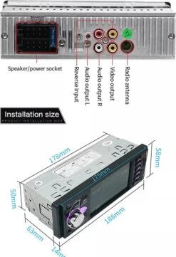 Enkel Din Autoradio Met 4 INCH Scherm En Camera | Bluetooth & USB 18 Enkel Din Autoradio Met 4 INCH Scherm En Camera | Bluetooth & USB -Auto-Onderdelenwinkel 822x1200 2