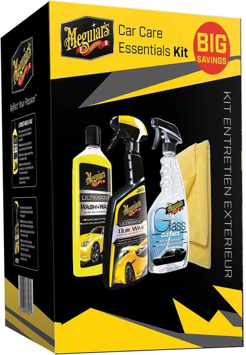 Meguiars Car Care Essentials Kit 3 Meguiars Car Care Essentials Kit