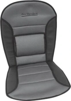 Carpoint Auto Stoelkussen Comfort Universeel - Zwart/Grijs