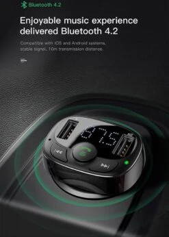 Baseus Baseus Bluetooth Muziek FM Transmitter En Dubbele USB Poort Autolader 28 Baseus Baseus Bluetooth Muziek FM Transmitter En Dubbele USB Poort Autolader -Auto-Onderdelenwinkel 857x1200 2
