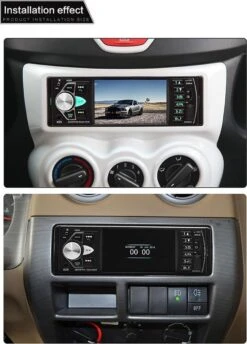 TechU™ Autoradio T136 – 1 Din Met Afstandsbediening & Stuurwielbediening – 4.1 Inch Monitor – FM Radio – Bluetooth – USB – AUX – SD – Handsfree Bellen -Auto-Onderdelenwinkel 861x1200 5