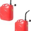 Merkloos 2x Stuks Jerrycans/benzinetanks 20 Liter Rood - Voor Diesel En Benzine - Brandstof Jerrycan/benzinetank -Auto-Onderdelenwinkel 882x1200