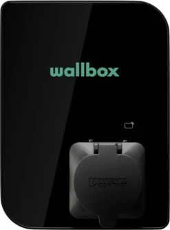 Wallbox Copper SB | Laadpaal | Laadvermogen Tot 22 KW | Bluetooth En Wifi | Zwart | Socket | Type 2 Mennekes